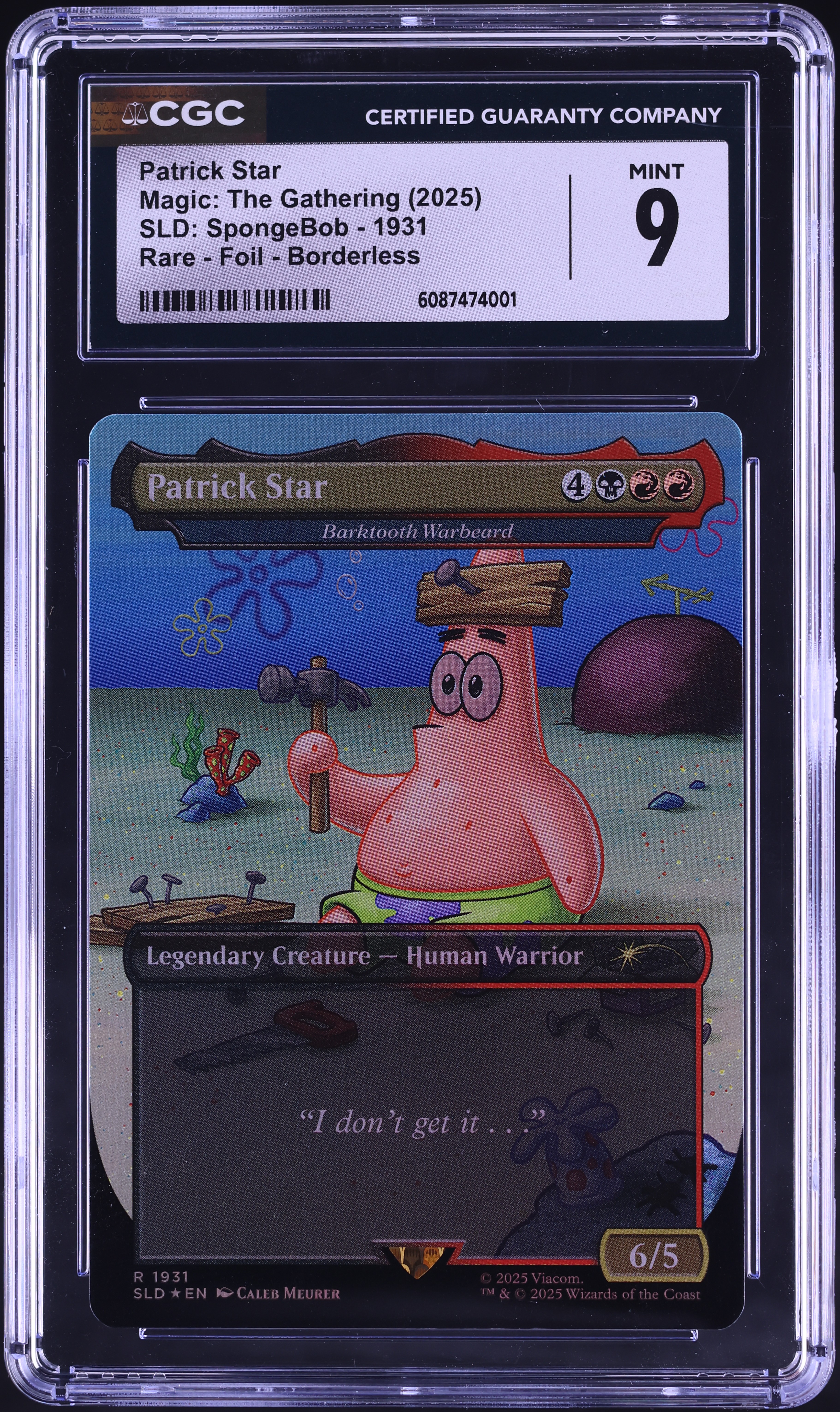 patrick star mtg card Magic The Gathering Secret Lair x Spongebob Squarepants: Internet Sensation (Non-Foil) : Toys & Games 2025 Magic The Gathering MTG