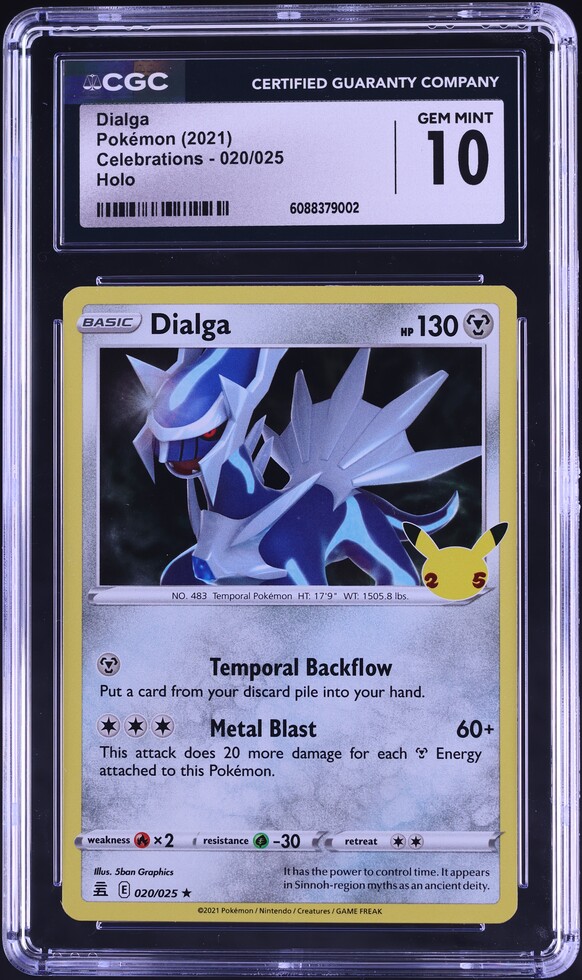2008 Pokemon Japanese DP Half Deck 1st Edition Holo Dialga #7 CGC 8.5 NM-MT+ on Fanatics Collect 2008 Pokemon Japanese DP Half Deck 1st Edition Holo Dialga #7 CGC 8.5 NM-MT+ on Fanatics Collect