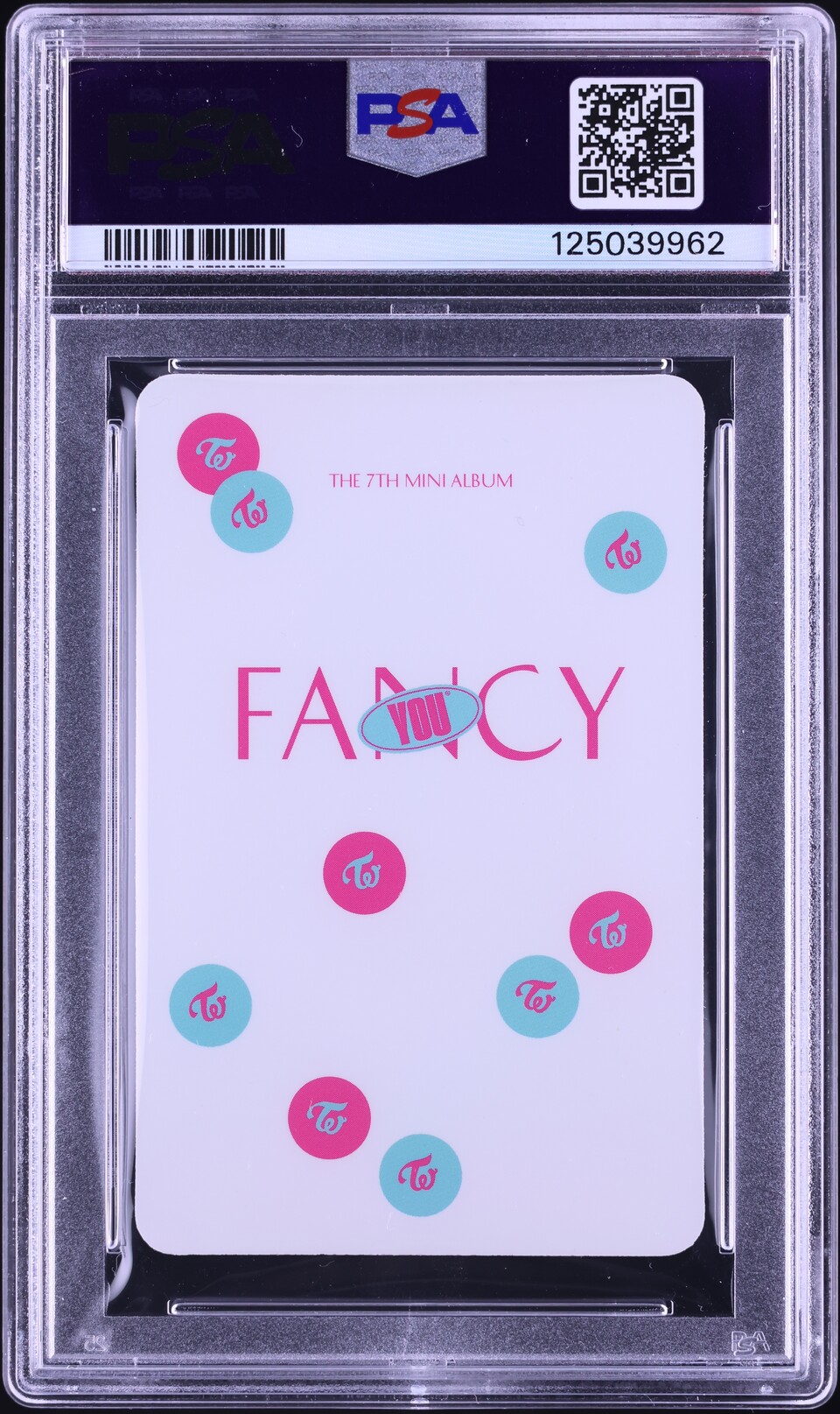2019 Twice 7th Mini Album Fancy You Photocards Version J Mina PSA 10 GEM MINT