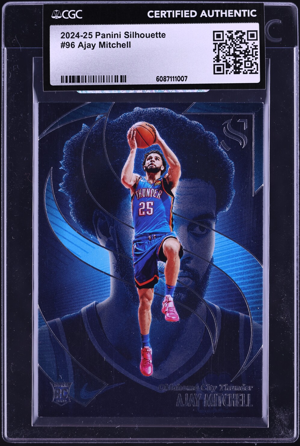 2024 Panini Silhouette Ajay Mitchell ROOKIE #96 CGC AUTH