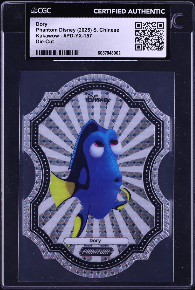 2025 Topps Disney Mint Orange Foil Dory /25 #53 CGC AUTH on