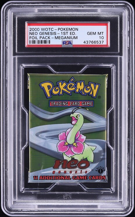 pokemon trading card game packs WOTC Neo Genesis Sealed Vintage Marill Black Star Promo #29