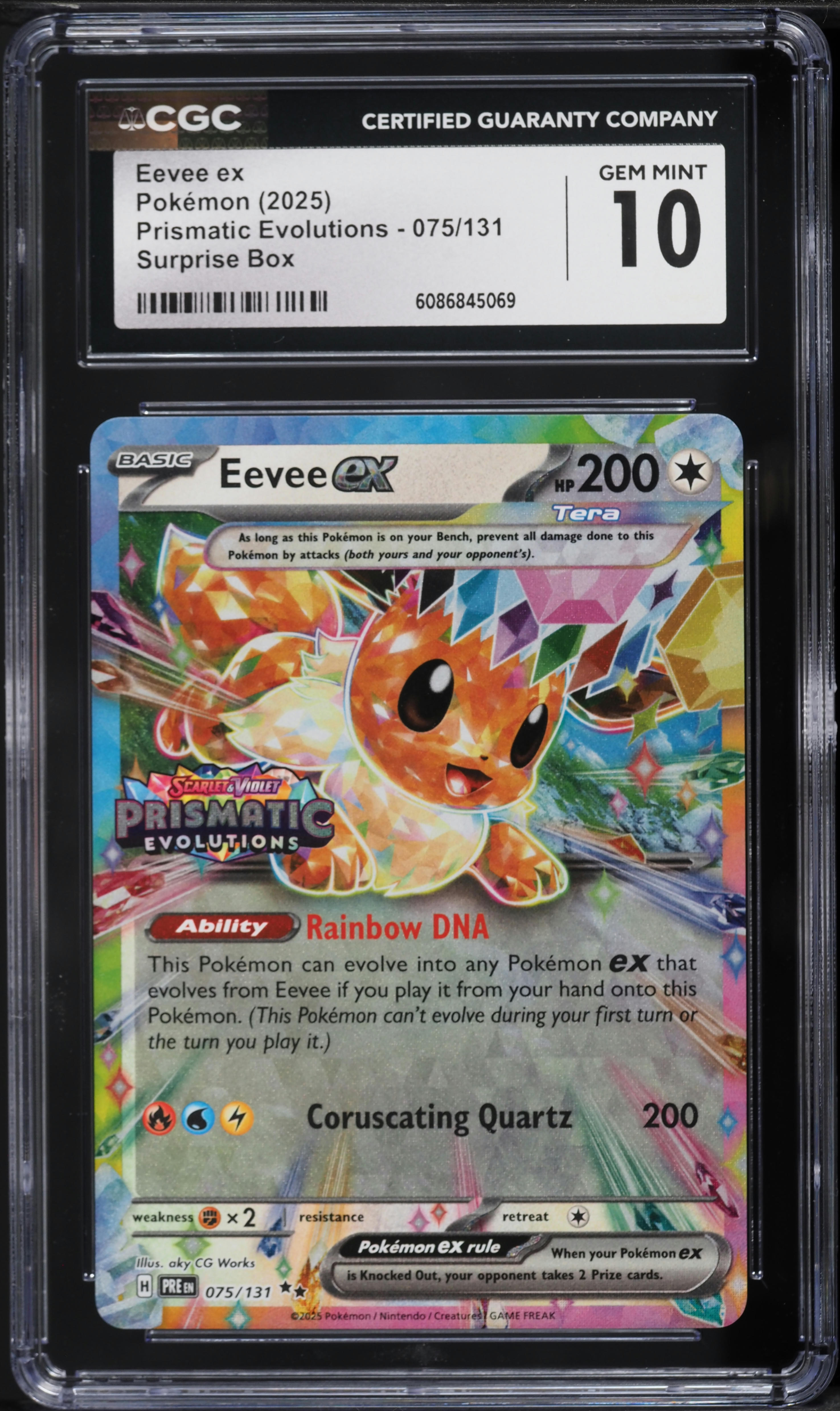 2025 Pokemon Scarlet & Violet Prismatic Evolutions Surprise Box