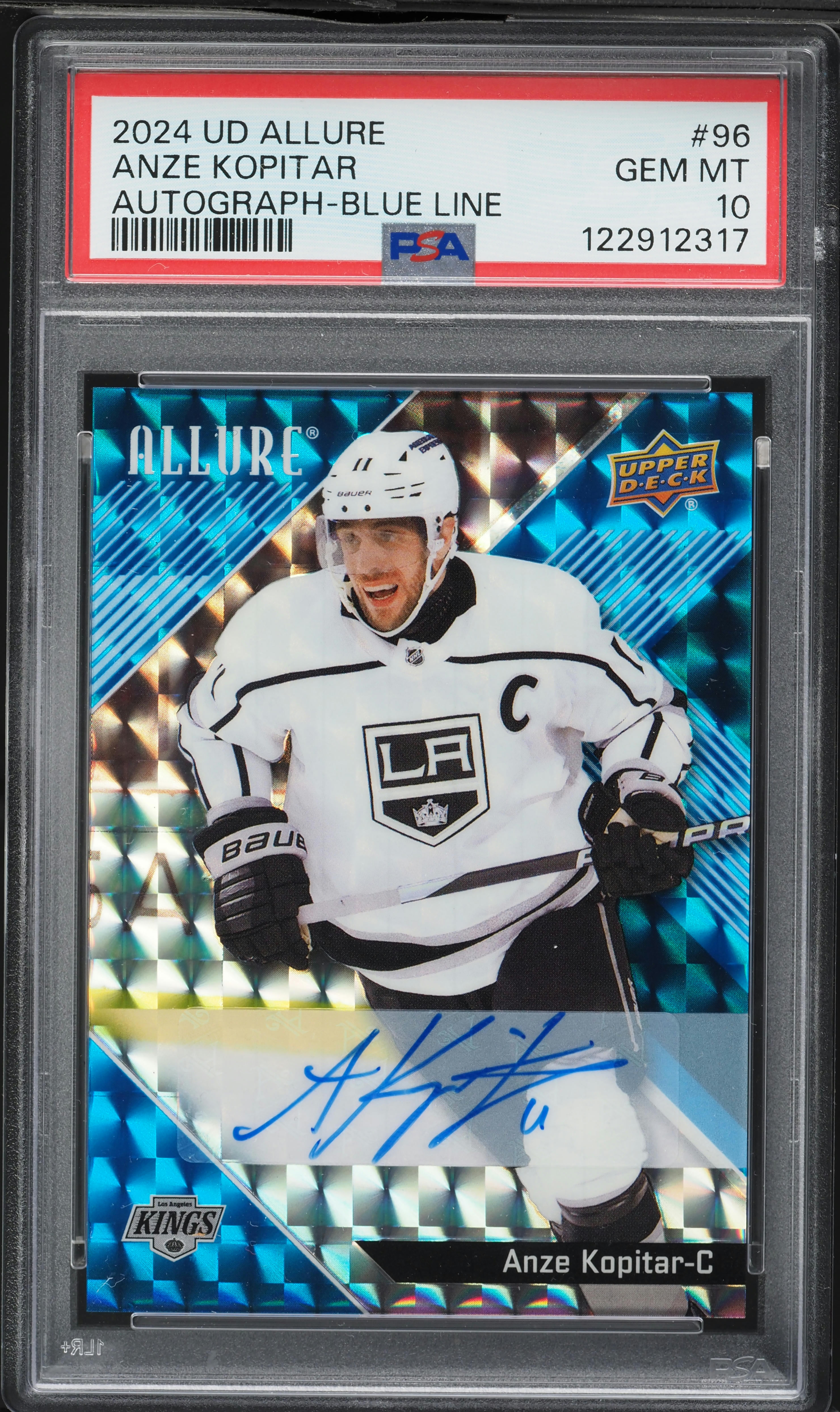 ꧁ Pierre d'Espoir ꧂様オーダーページ 2021-2022 Upper Deck Anze Kopitar Purple Diamond auto /10
