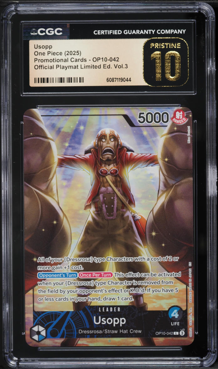 2025 One Piece Promo Official Playmat Limited Edition Vol. 3 Usopp
