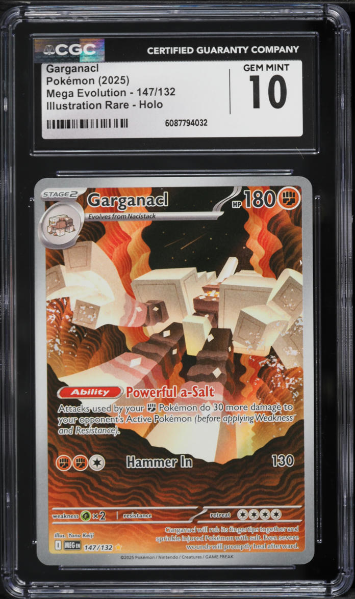 garganacl pokemon card value 2023 Pokmon Scarlet & Violet Paradox Rift #202/182 SGC 9.5 Ability Blessed Salt During Pokmon Check Up garganacl pokemon card value 2024