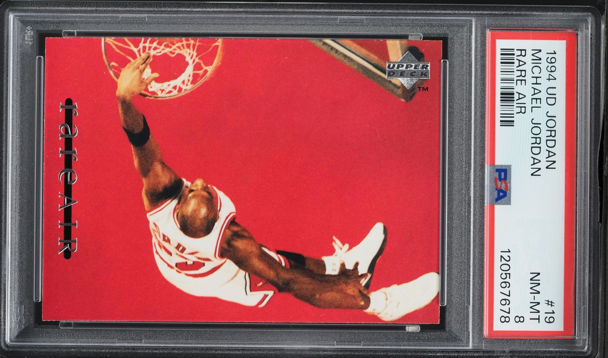 1994 Upper Deck MJ Rare Air Michael Jordan #19 PSA 8 NM-MT