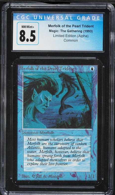 1993 Magic The Gathering MTG Alpha Mox Pearl PSA 10 GEM MINT on
