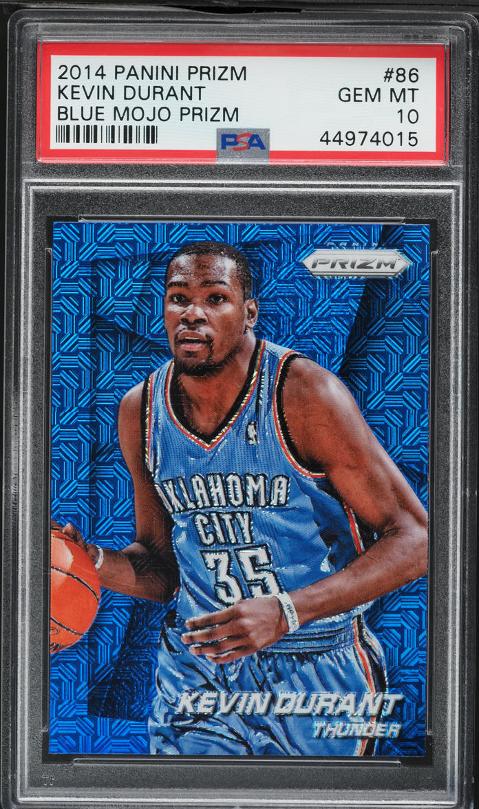 2014 Panini Prizm Blue Mojo Kevin Durant #86 PSA 10 GEM MINT