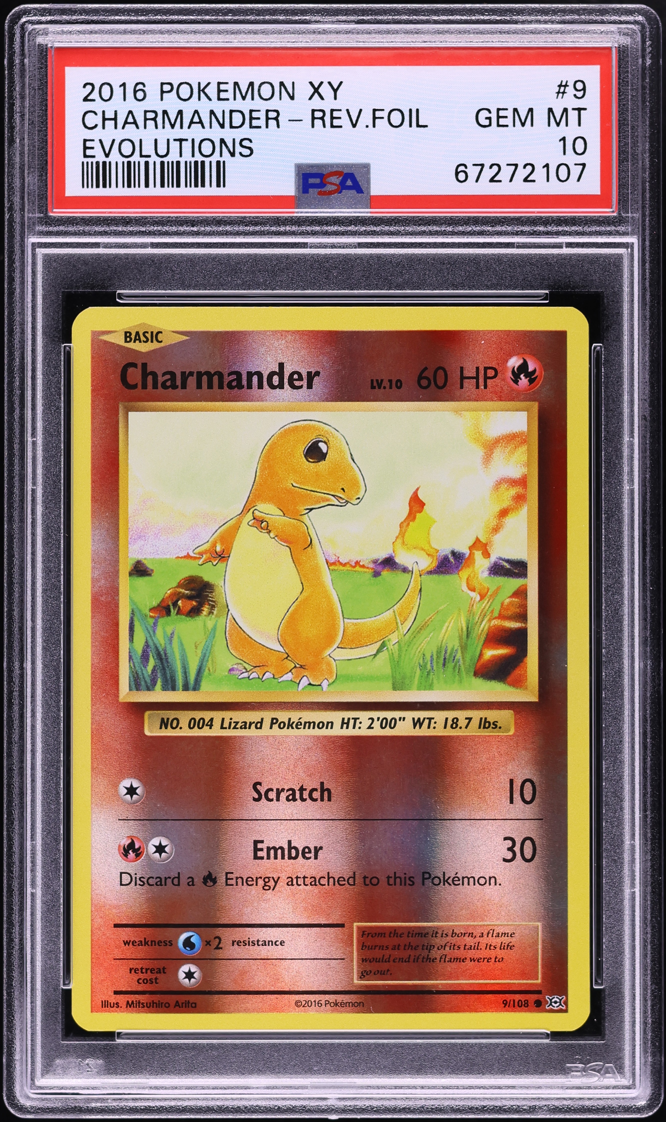 Charmander - XY - Evolutions [REVERSE HOLO] | Ozzie Collectables