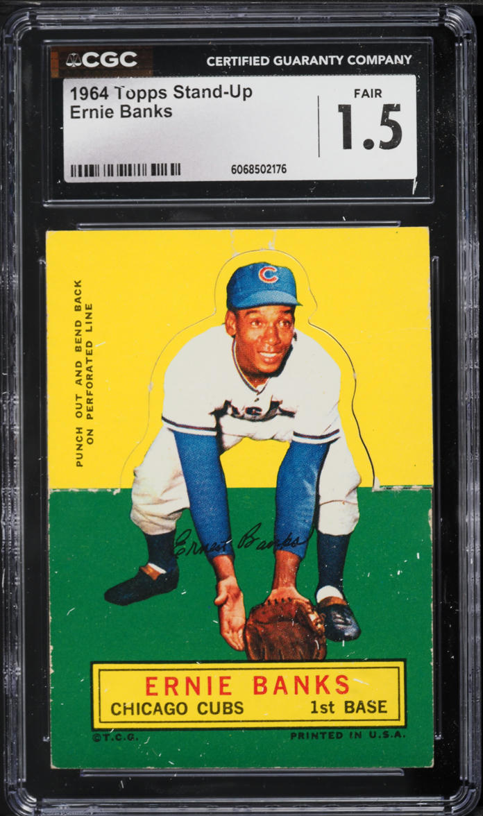 1964 Topps Stand-Up Ernie Banks CGC 1.5 FR