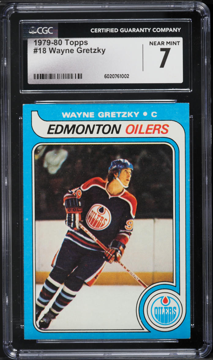 1979 Topps Hockey Wayne Gretzky ROOKIE #18 CGC 7 NRMT