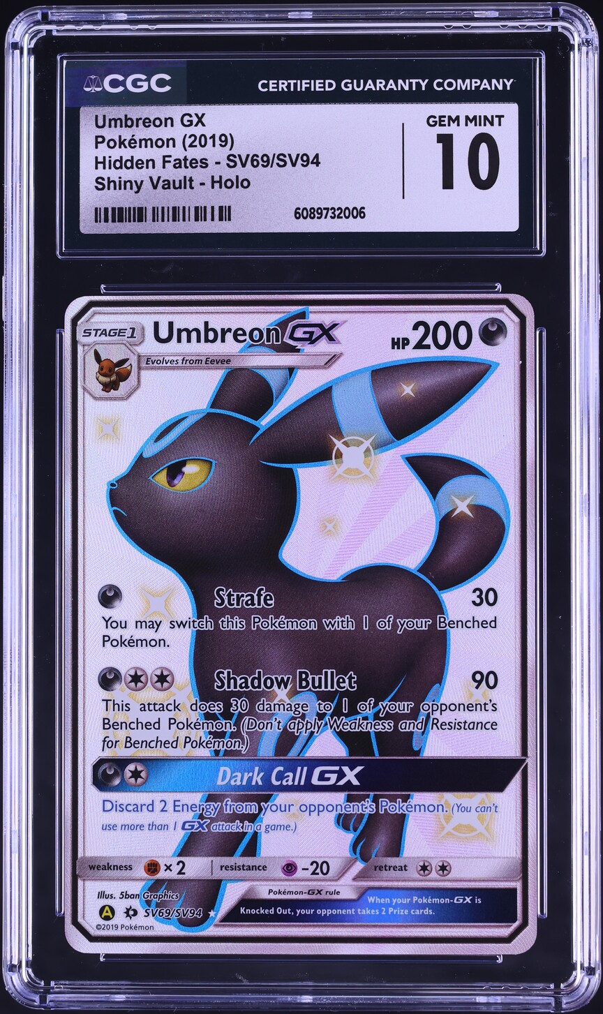 shiny umbreon pokemon card Star 012/025 S8a-P 25th Anniversary - Japanese Captured in a crystal Umbreon Gold Star 2021 Pokemon