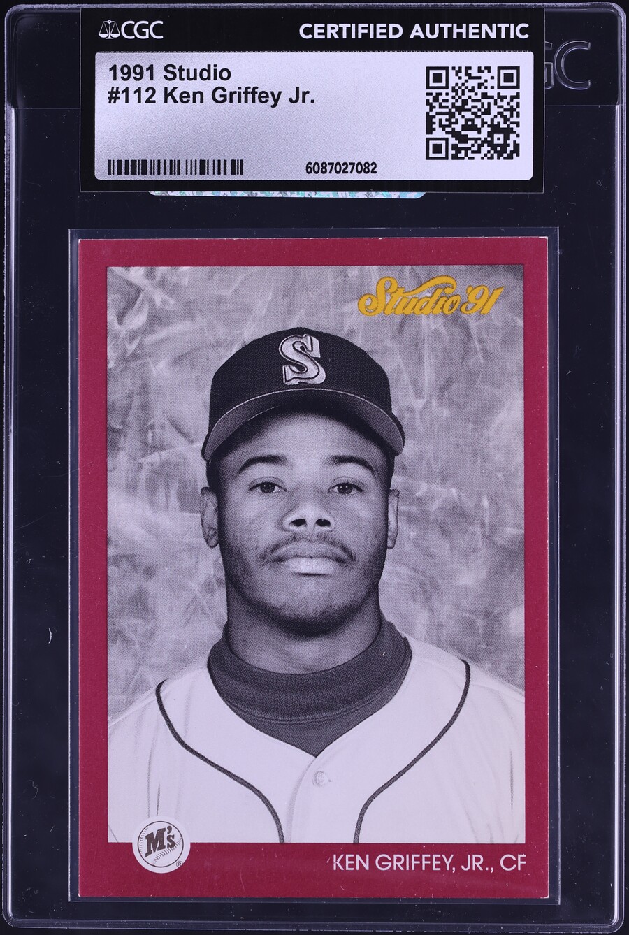 1991 Studio Ken Griffey Jr. #112 CGC AUTH on Fanatics Collect