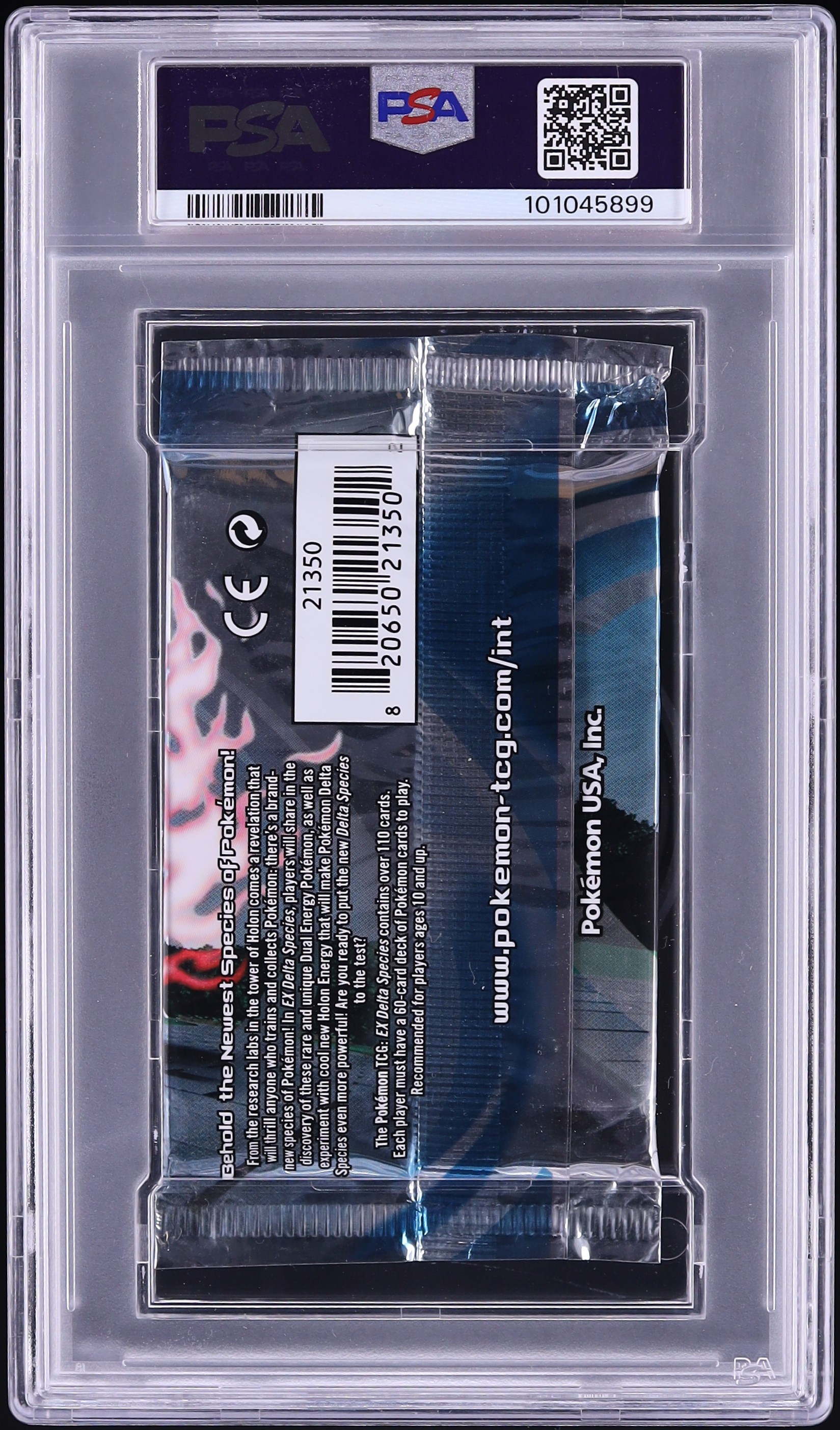2005 Pokemon EX Delta Species Foil Pack Flareon PSA 7 NRMT on