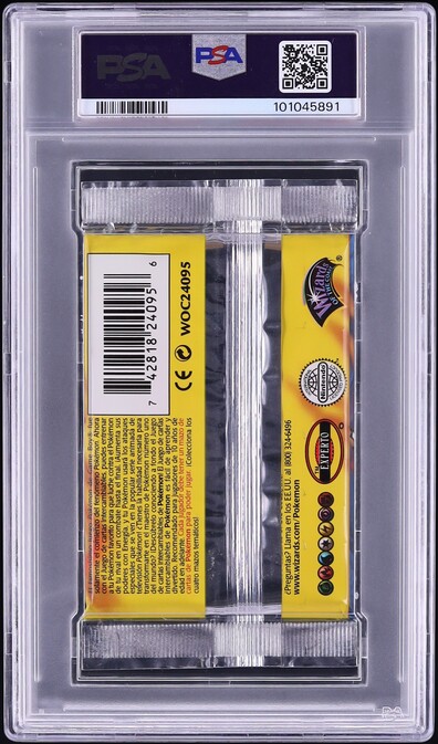 1999 Pokemon Spanish Base Set 1st Edition Booster Pack Charizard Art PSA 8  NM-MT on Fanatics Collect