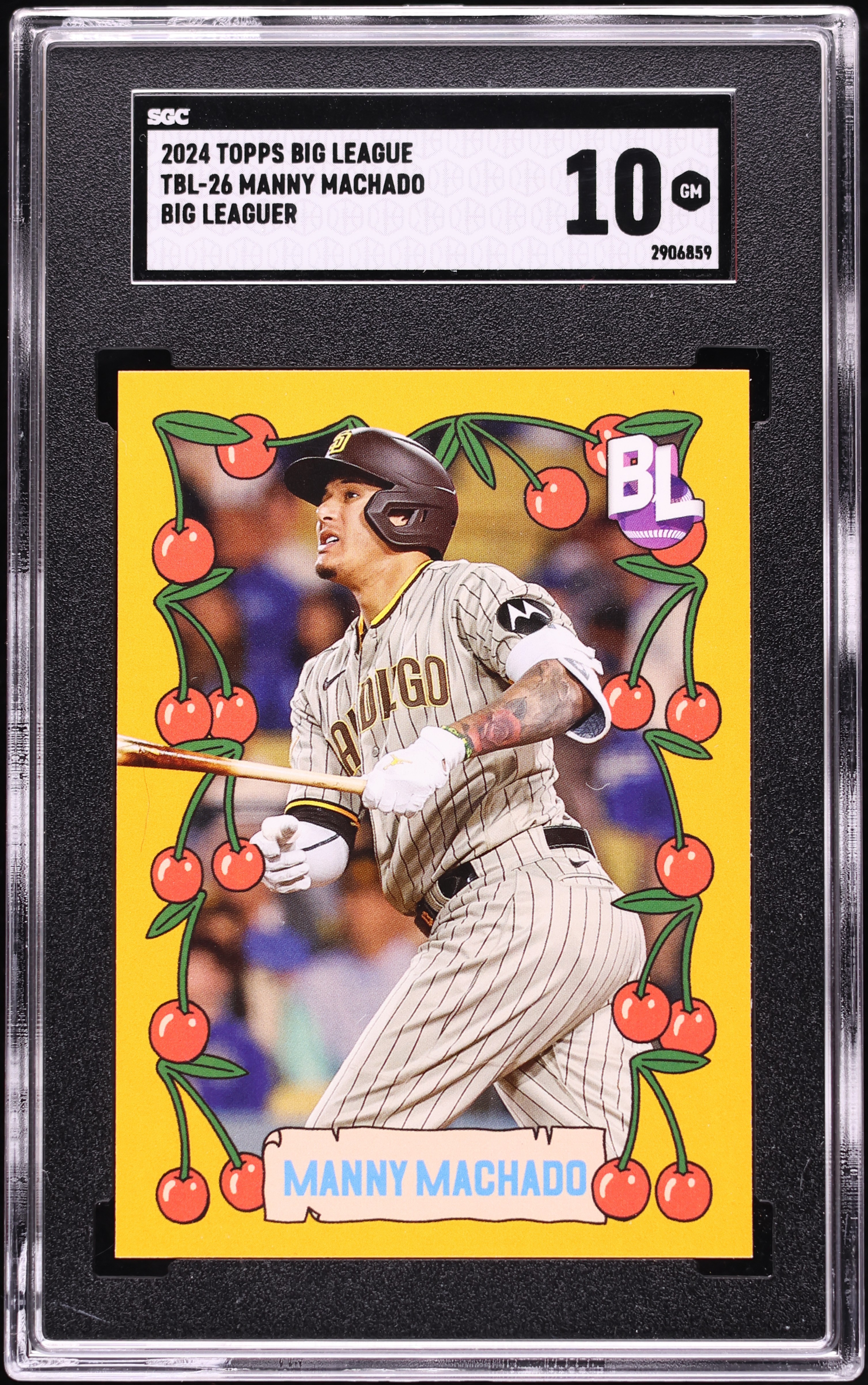 2024 Topps Big League Manny Machado #TBL-26 SGC 10 GEM MINT on 