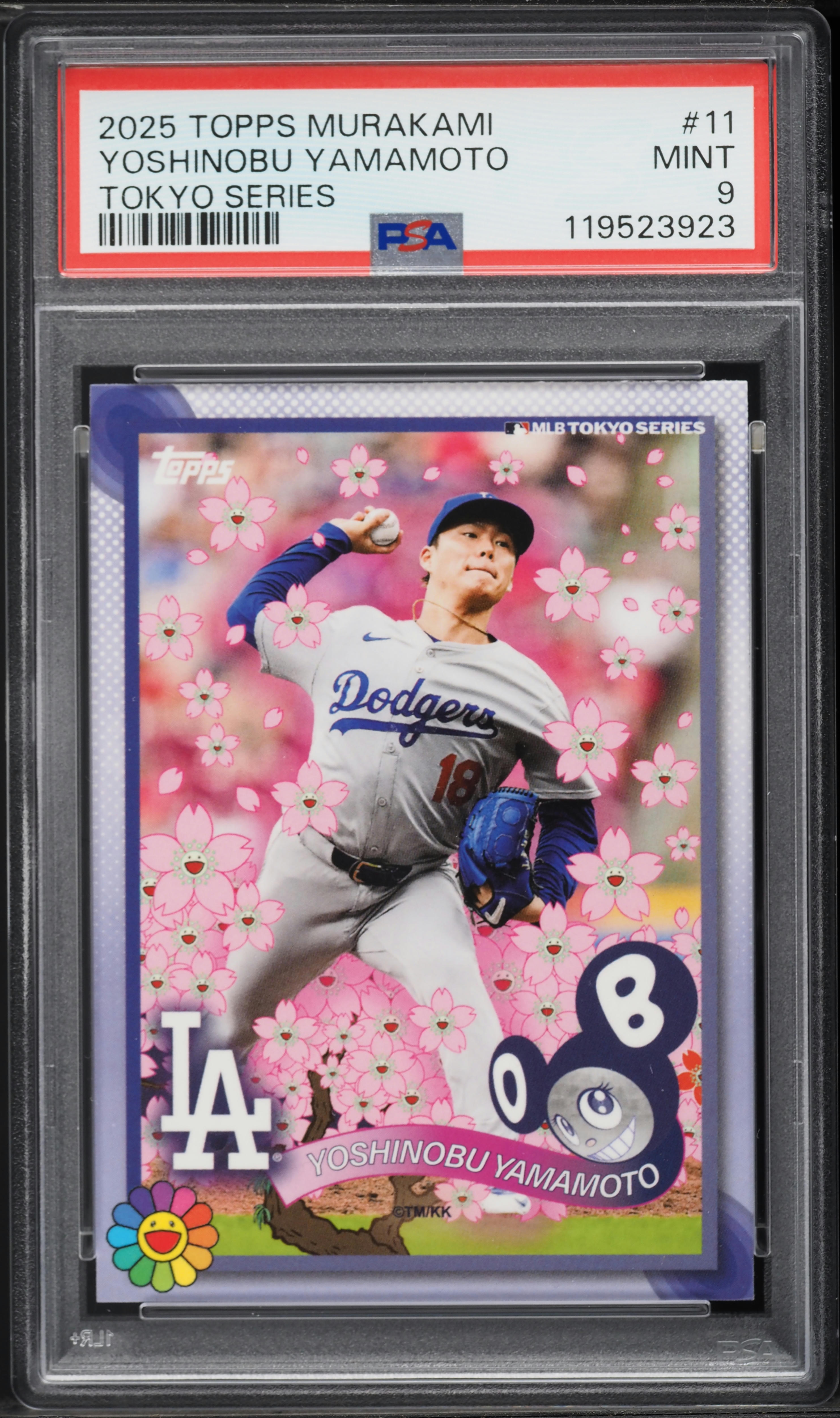 2025 Topps Takashi Murakami Tokyo Series Yoshinobu Yamamoto #11