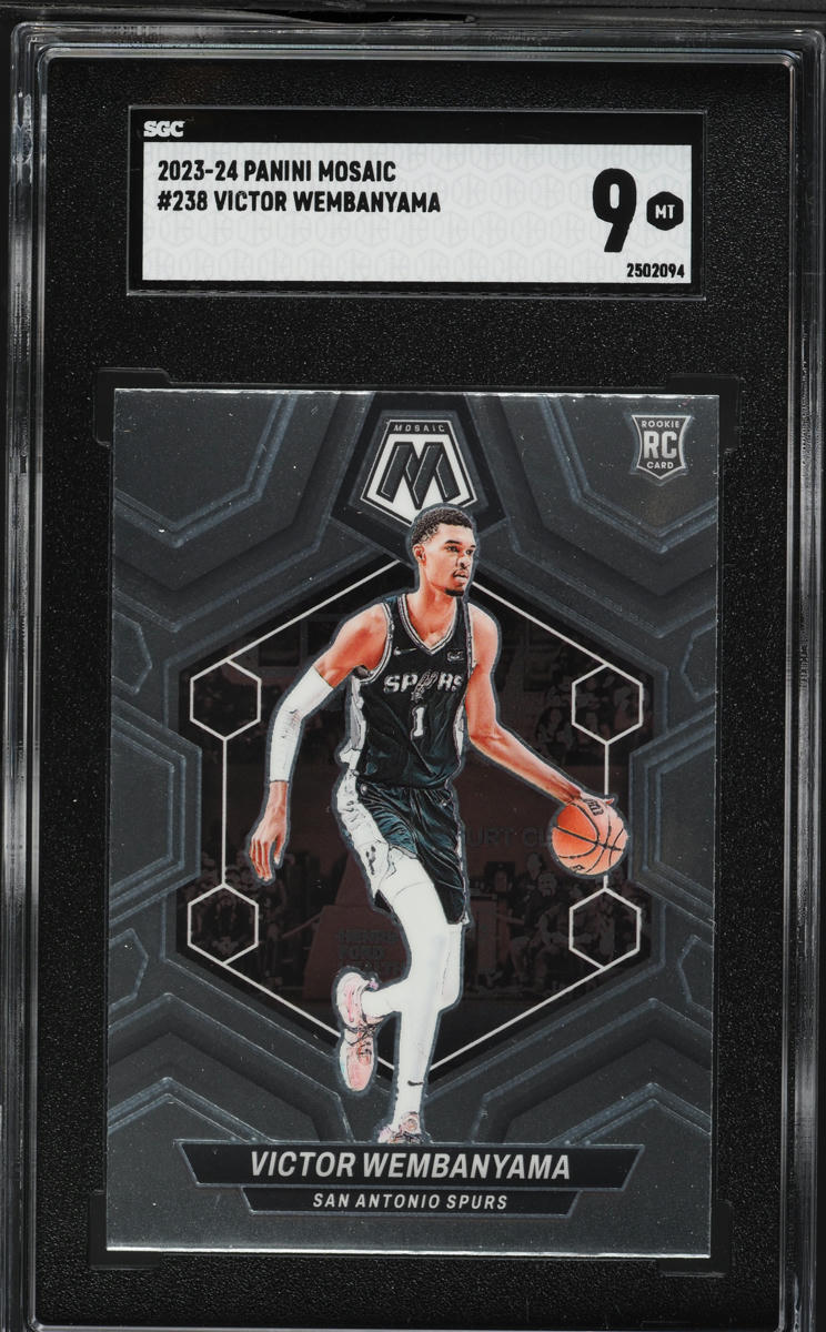 2023 Panini Mosaic Victor Wembanyama ROOKIE #238 SGC 9 MINT