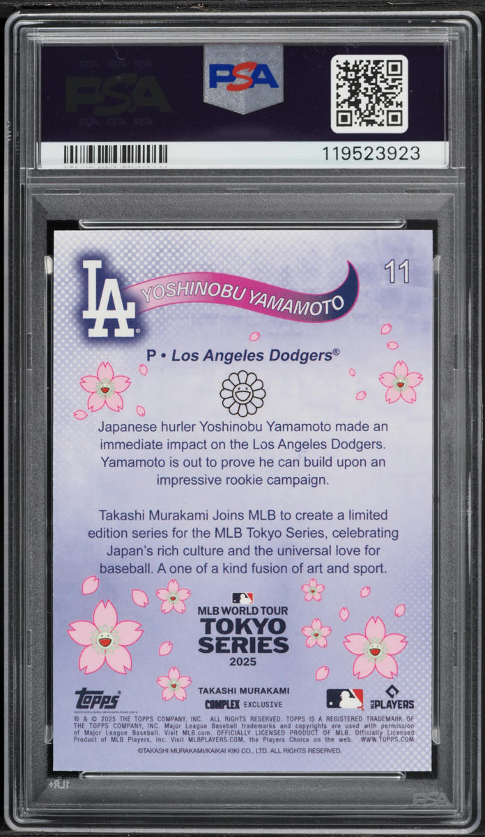 2025 Topps Takashi Murakami Tokyo Series Yoshinobu Yamamoto #11