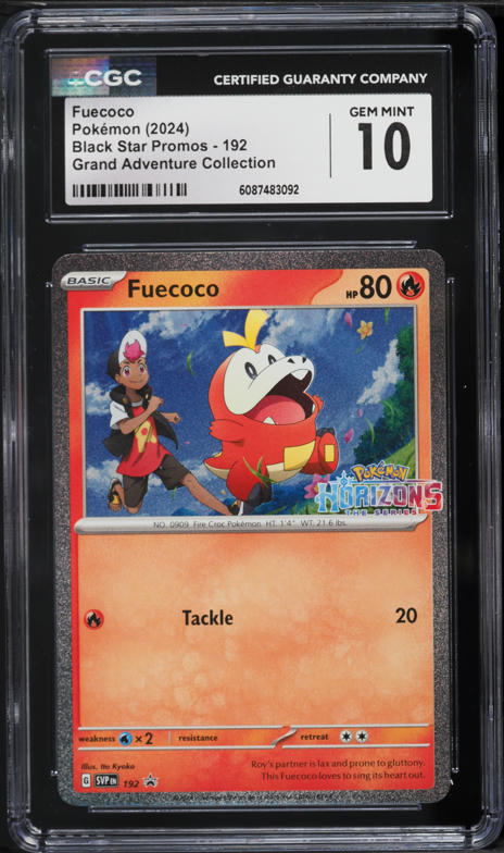 2025 Pokemon Chinese SV Gem Pack Vol. 1 Full Art Fuecoco #0309 PSA