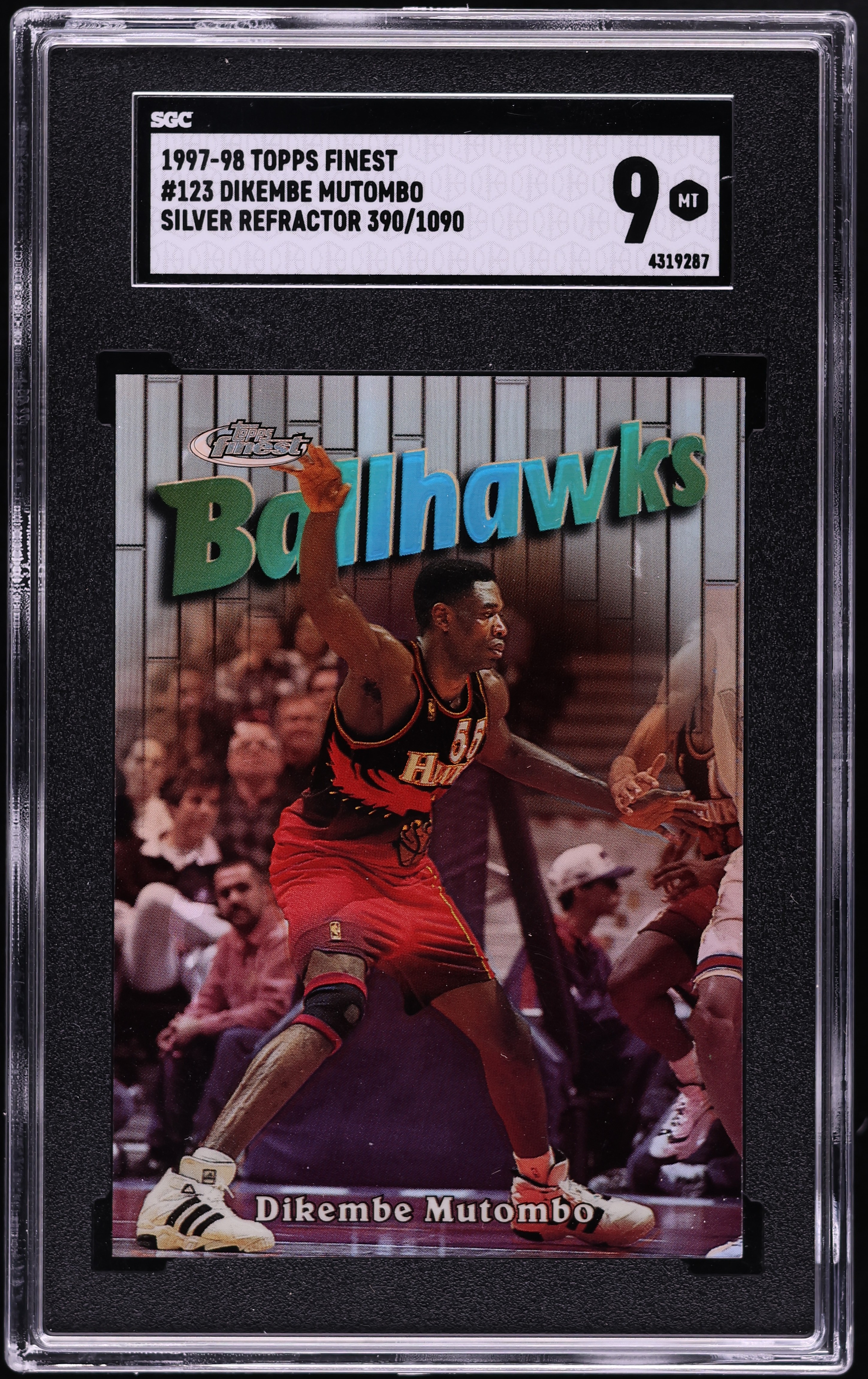 1997-98 Topps Finest Dikembe Mutombo Hawks 74枚限定 Defenders