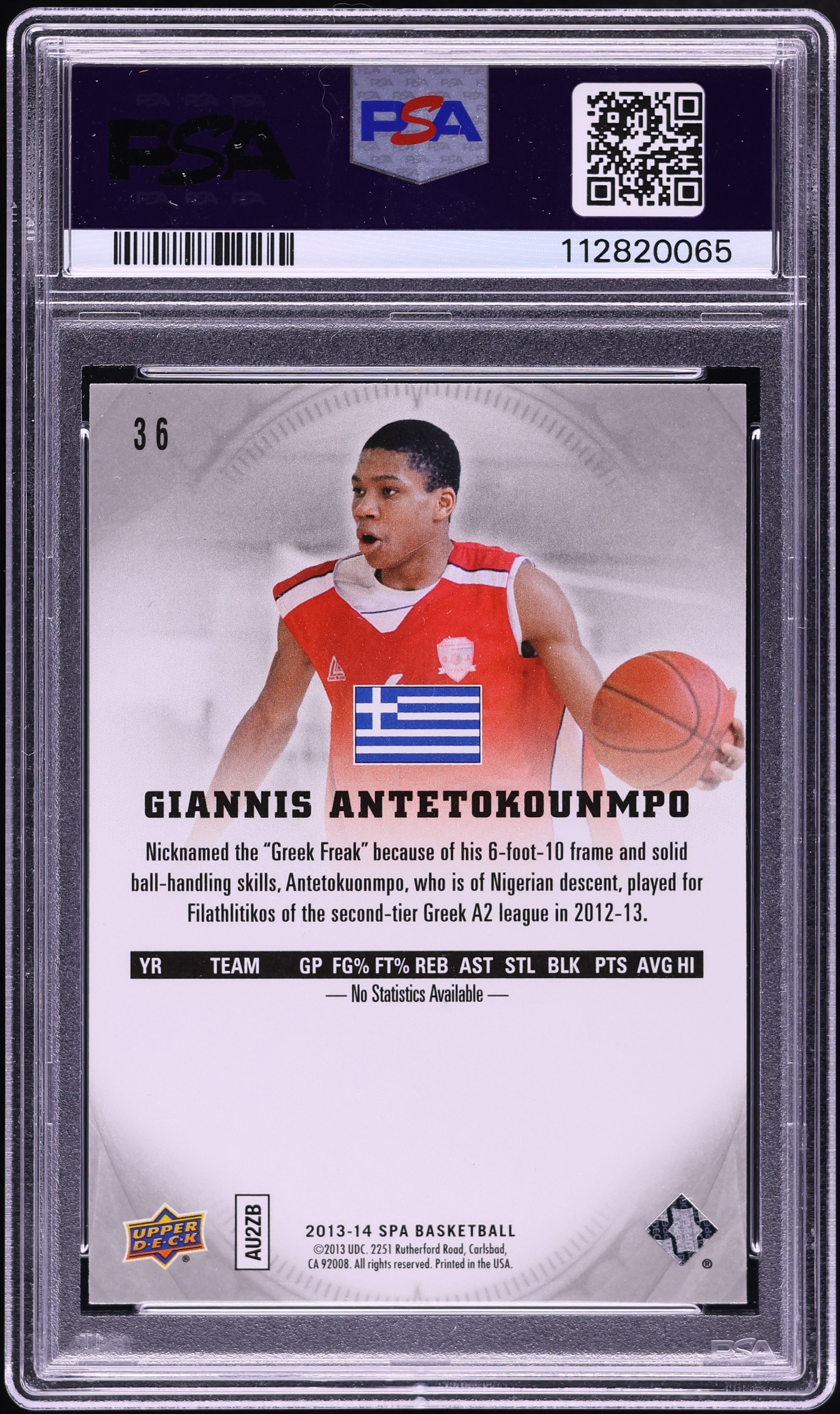 2013 Giannis ヤニス RC ルーキー 直筆サインカード Auto