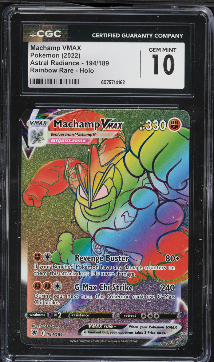rainbow rare vmax pokemon cards 190/185 Aegislash VMax main image 1