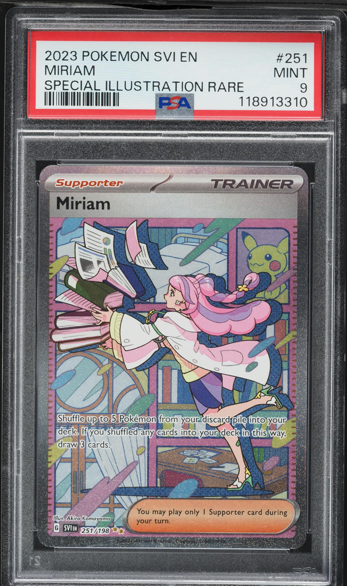 2023 Pokemon Scarlet & Violet Special Illustration Rare Miriam #251 PSA 9 MINT