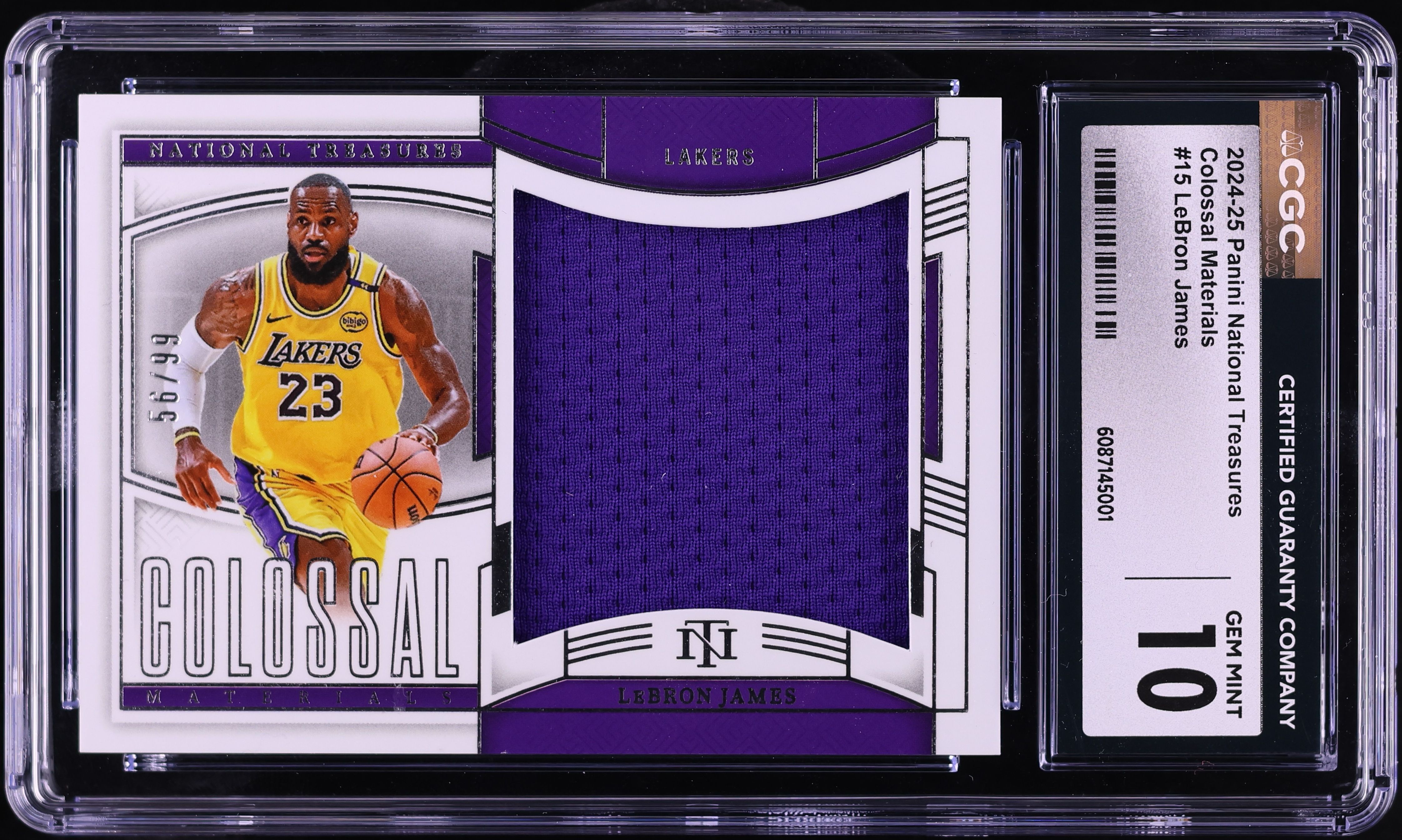 2024 National Treasures Colossal LeBron James PATCH /99 #CM-LBJ