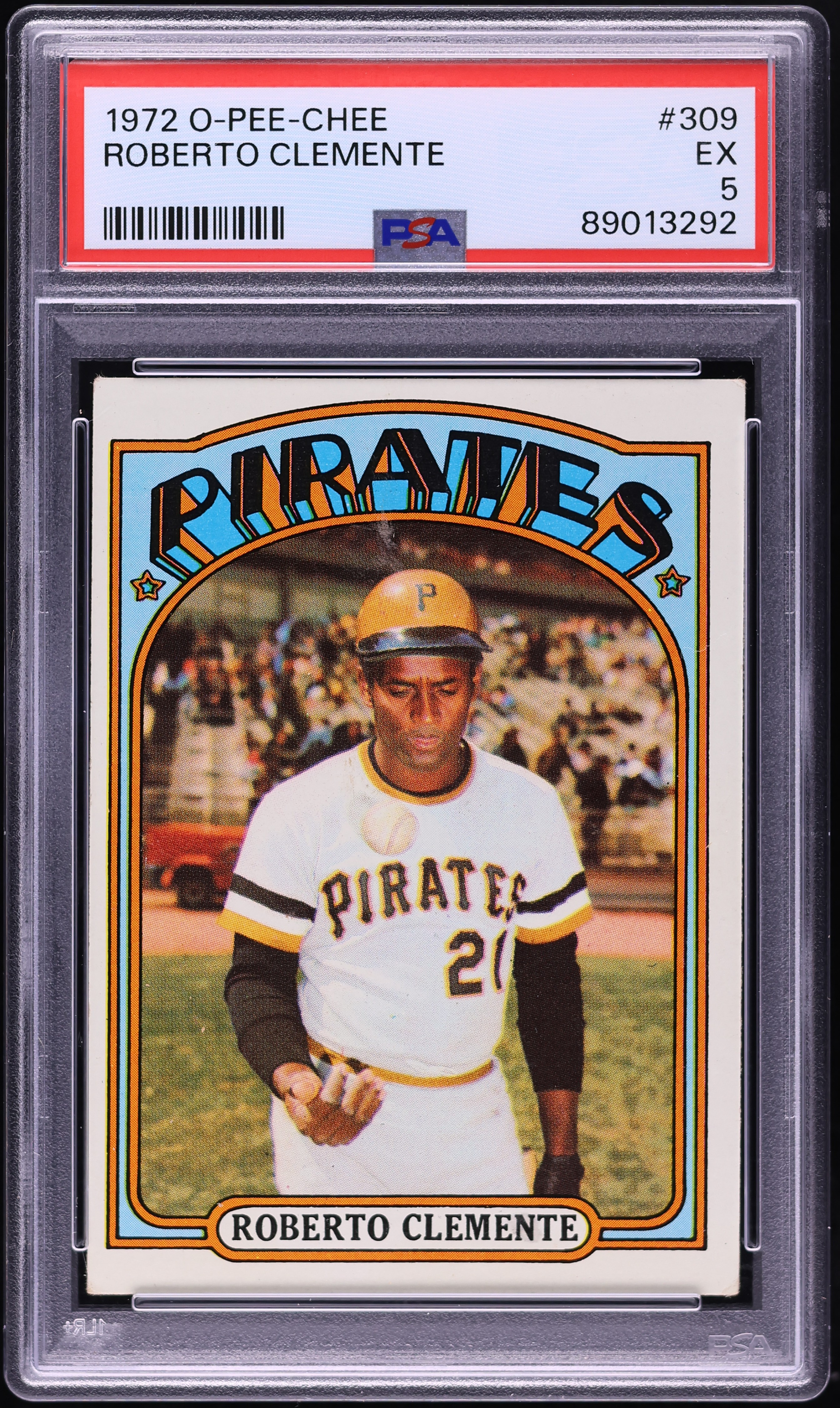 1972 O-Pee-Chee Roberto Clemente #309 PSA 5 EX on Fanatics Collect