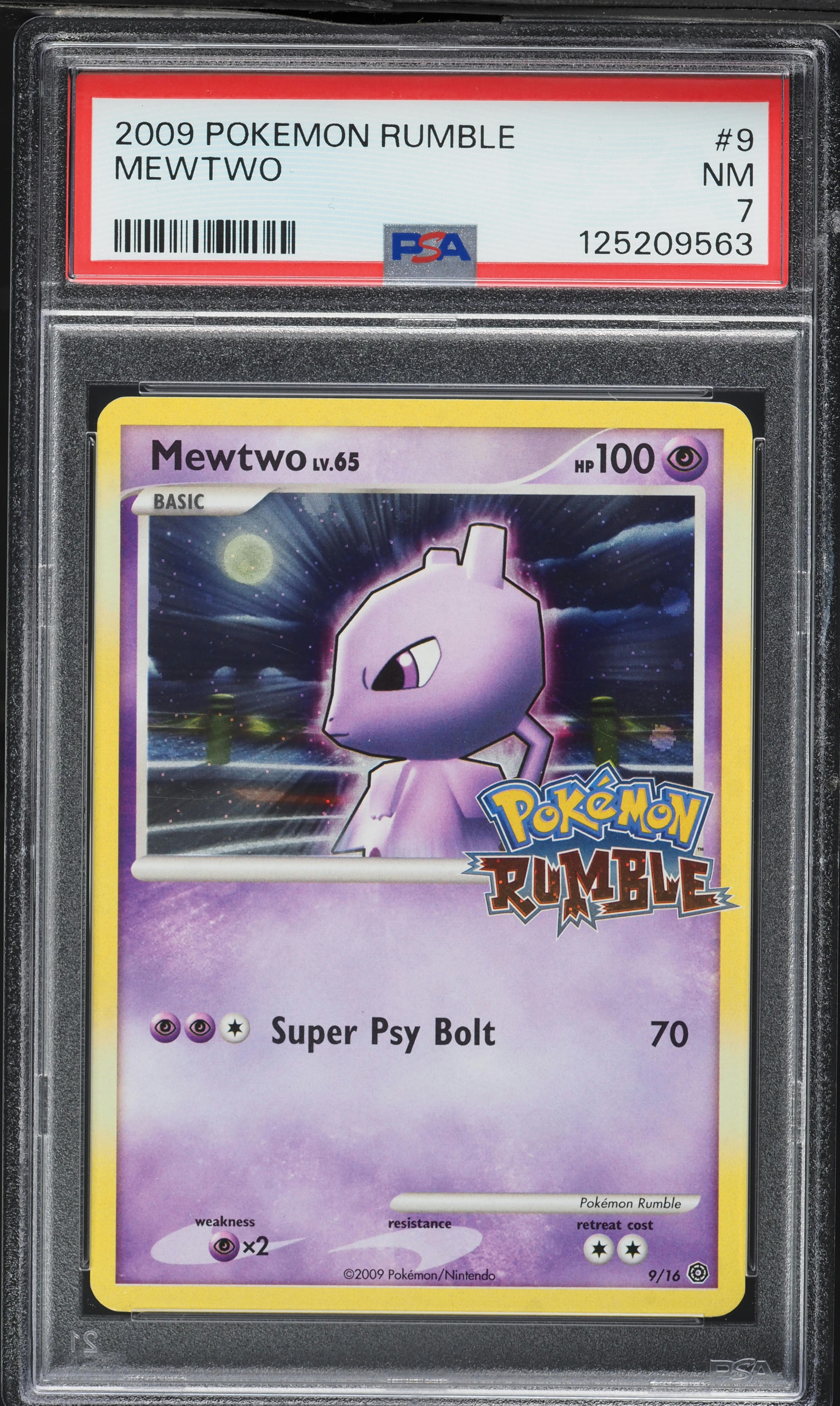 2009 Pokemon Platinum Rumble Mewtwo #9 PSA 7 NRMT on Fanatics Collect