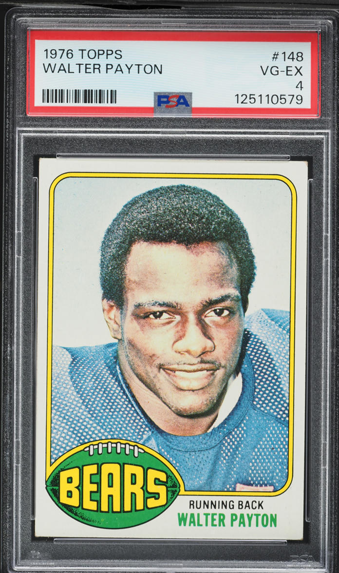 1976 Topps Football Walter Payton ROOKIE #148 PSA 4 VGEX