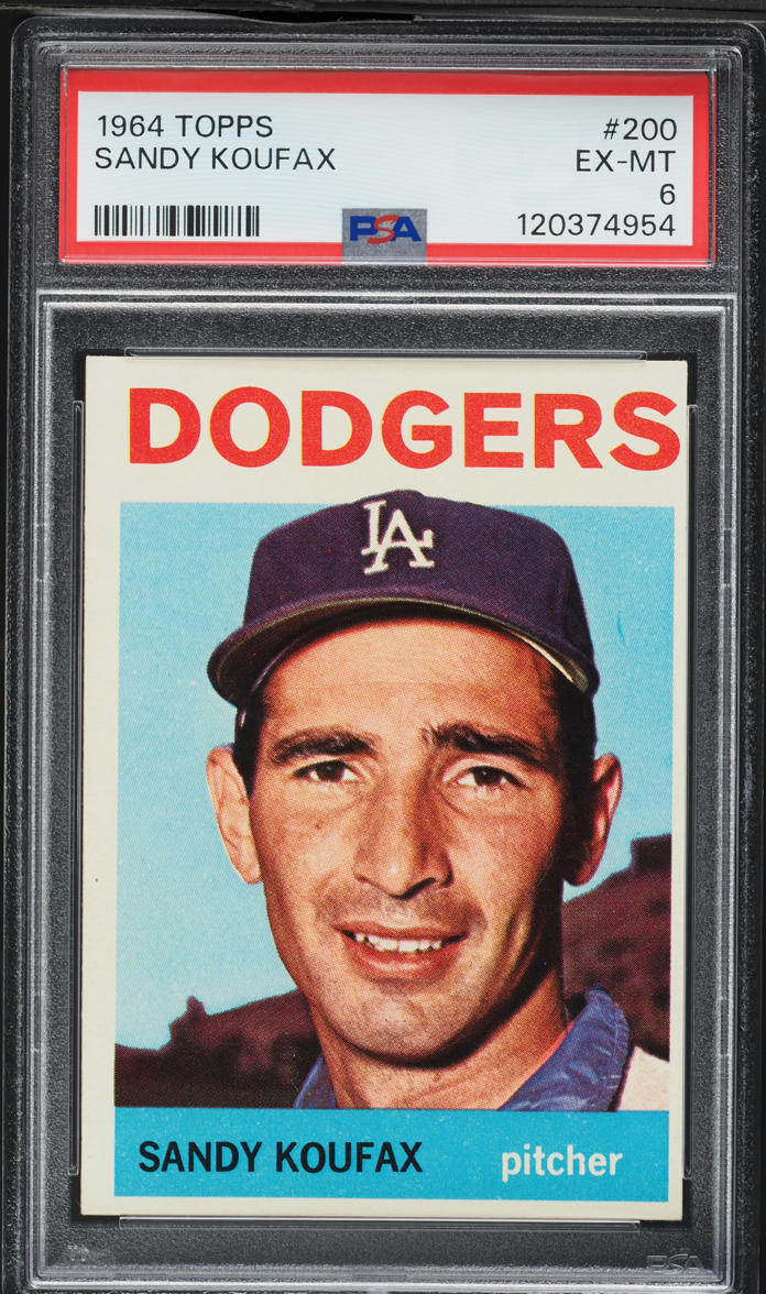 1964 Topps Sandy Koufax #200 PSA 6 EXMT