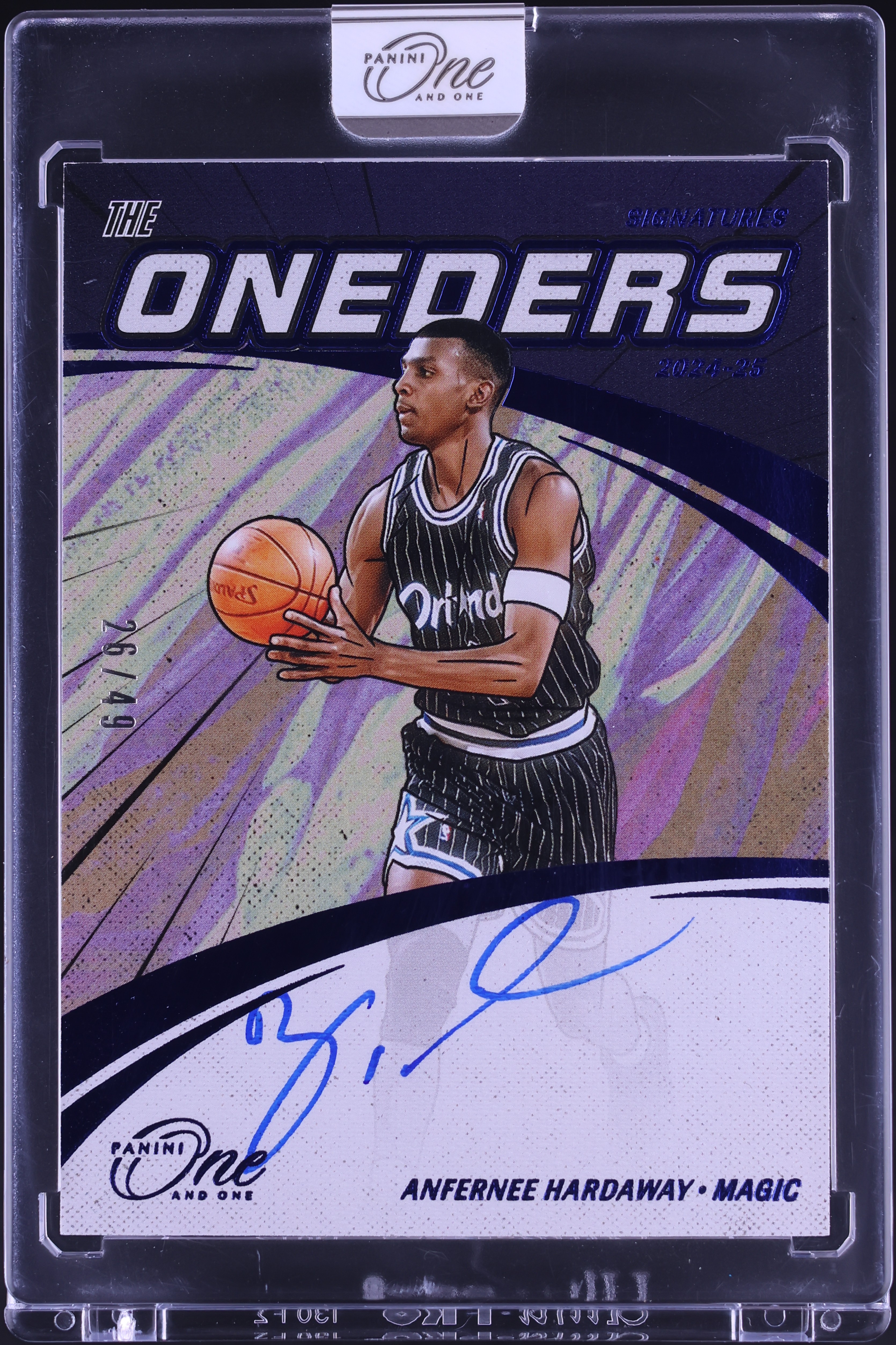 2024 Panini One And One The Oneders Blue Anfernee Hardaway AUTO 