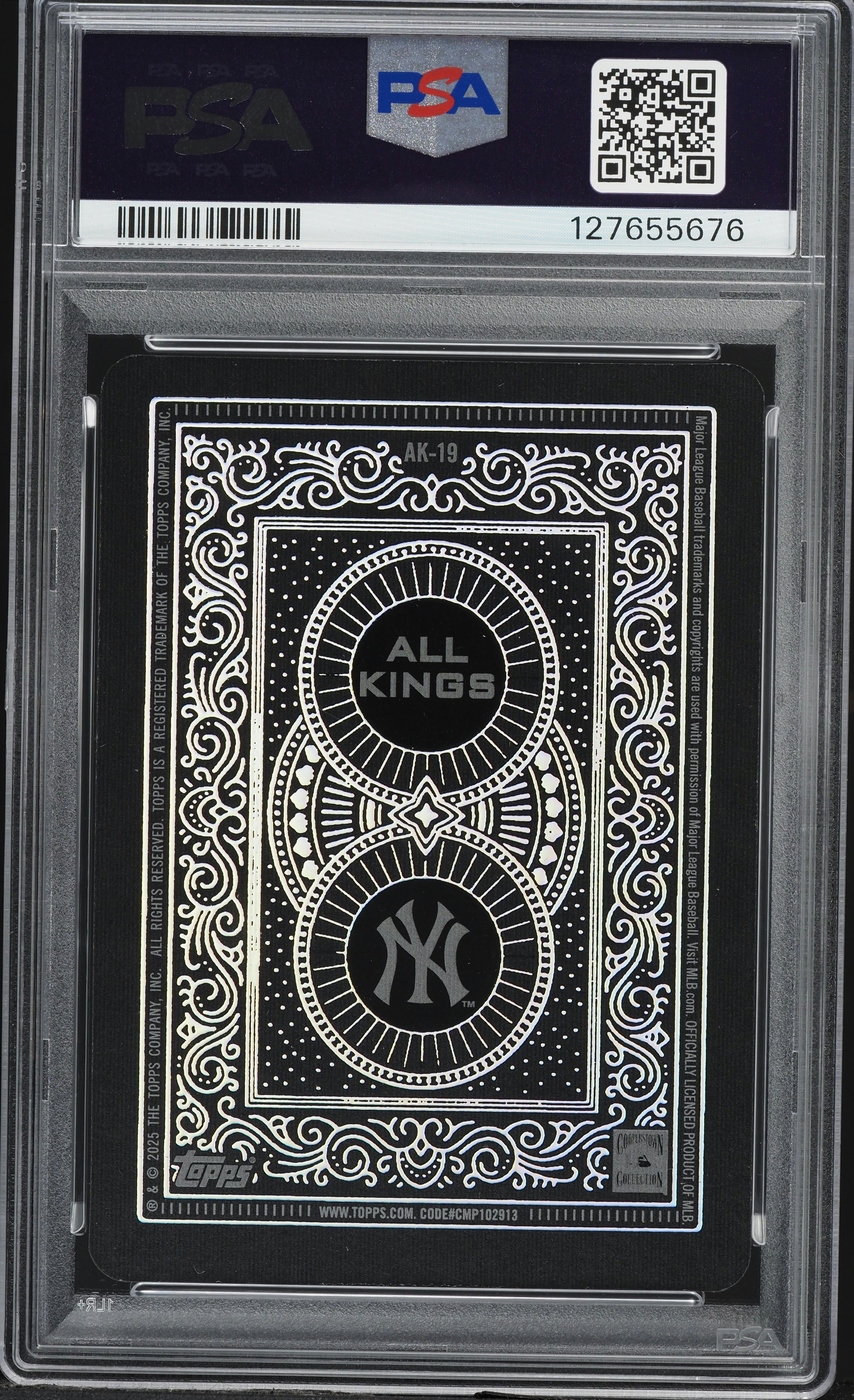 2025 Topps All Kings Derek Jeter #AK-19 PSA 10 GEM MINT on 