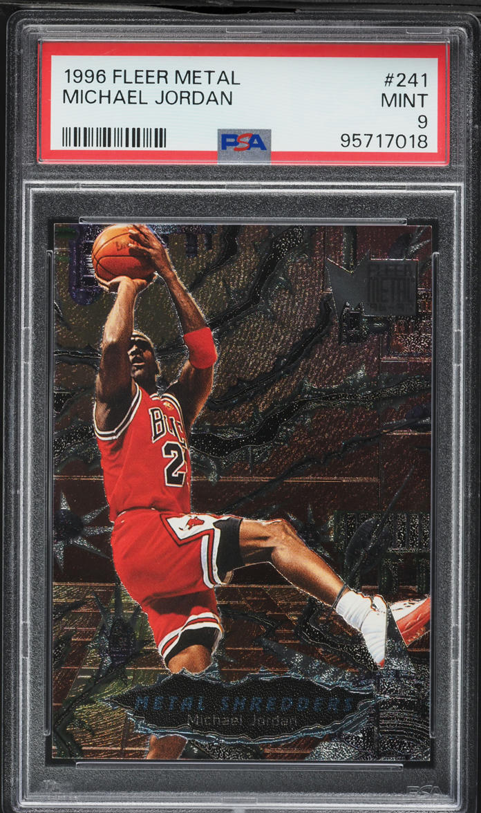 1996 Metal Shredders Michael Jordan #241 PSA 9 MINT on Fanatics