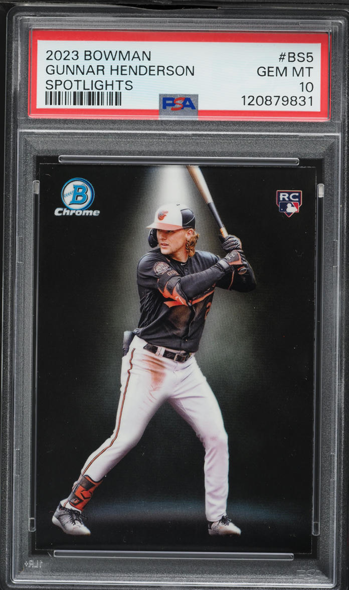 2023 Topps Chrome Gunnar Henderson Rookie Refractor Card #RC – Baltimore Orioles, Bowman Chrome