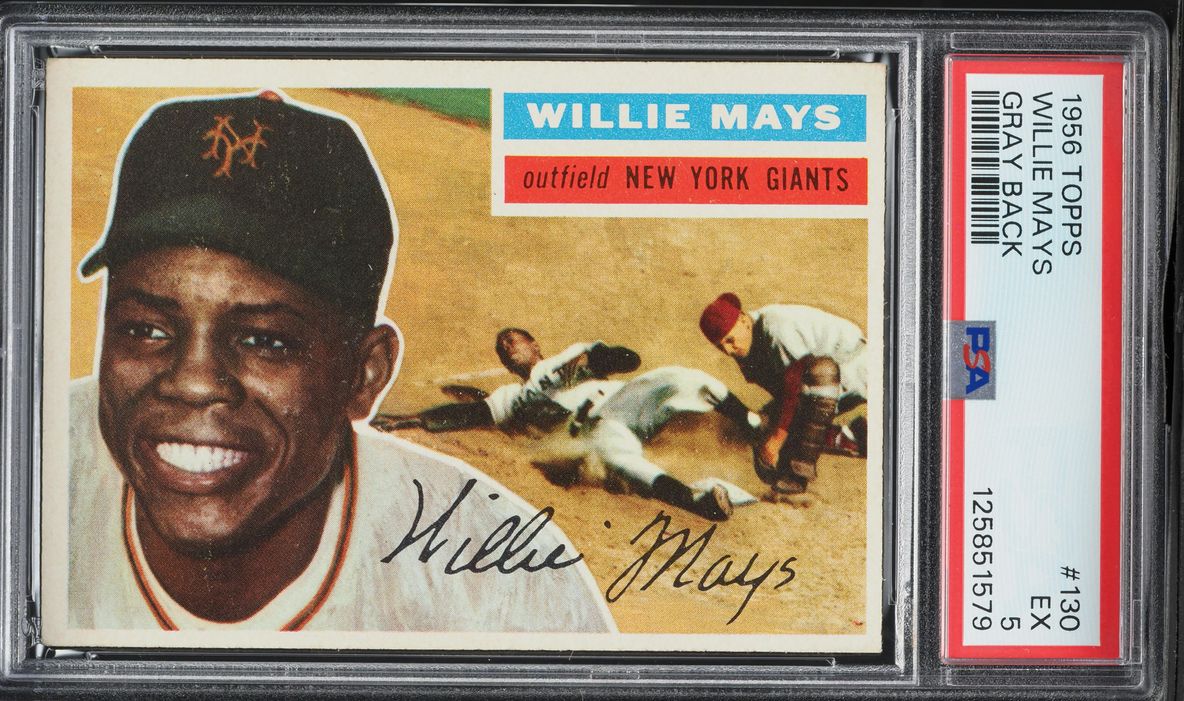 1956 Topps Willie Mays #130 PSA 5 EX