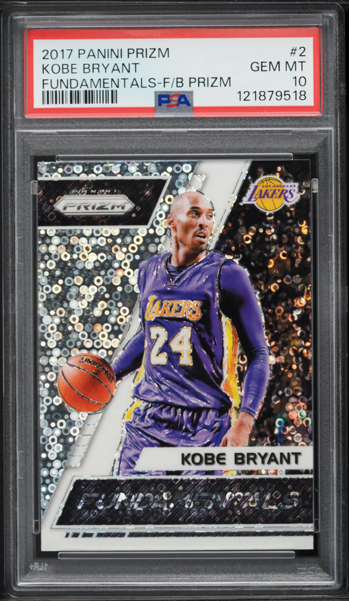 2017 Panini Prizm Fundamentals Fast Break Kobe Bryant #2 PSA 10 GEM MINT
