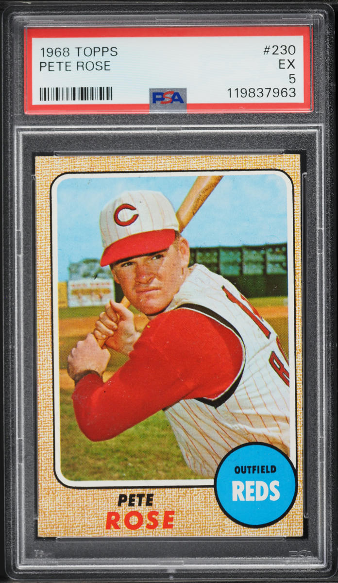 1968 Topps Pete Rose #230 PSA 5 EX