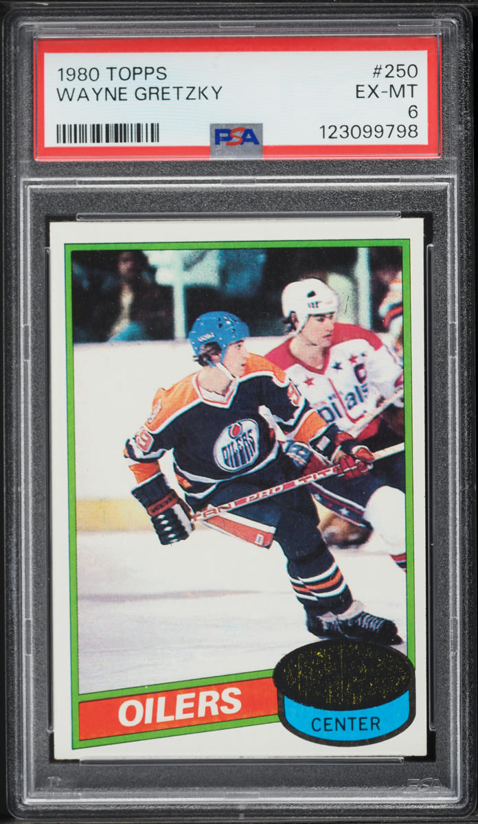 1980 Topps Hockey Wayne Gretzky #250 PSA 6 EXMT