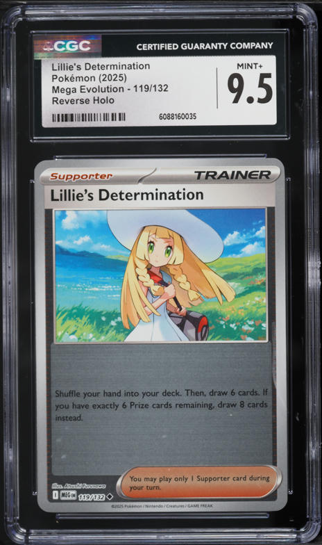 2025 Pokemon Mega Evolution Reverse Holo Lillie's Determination