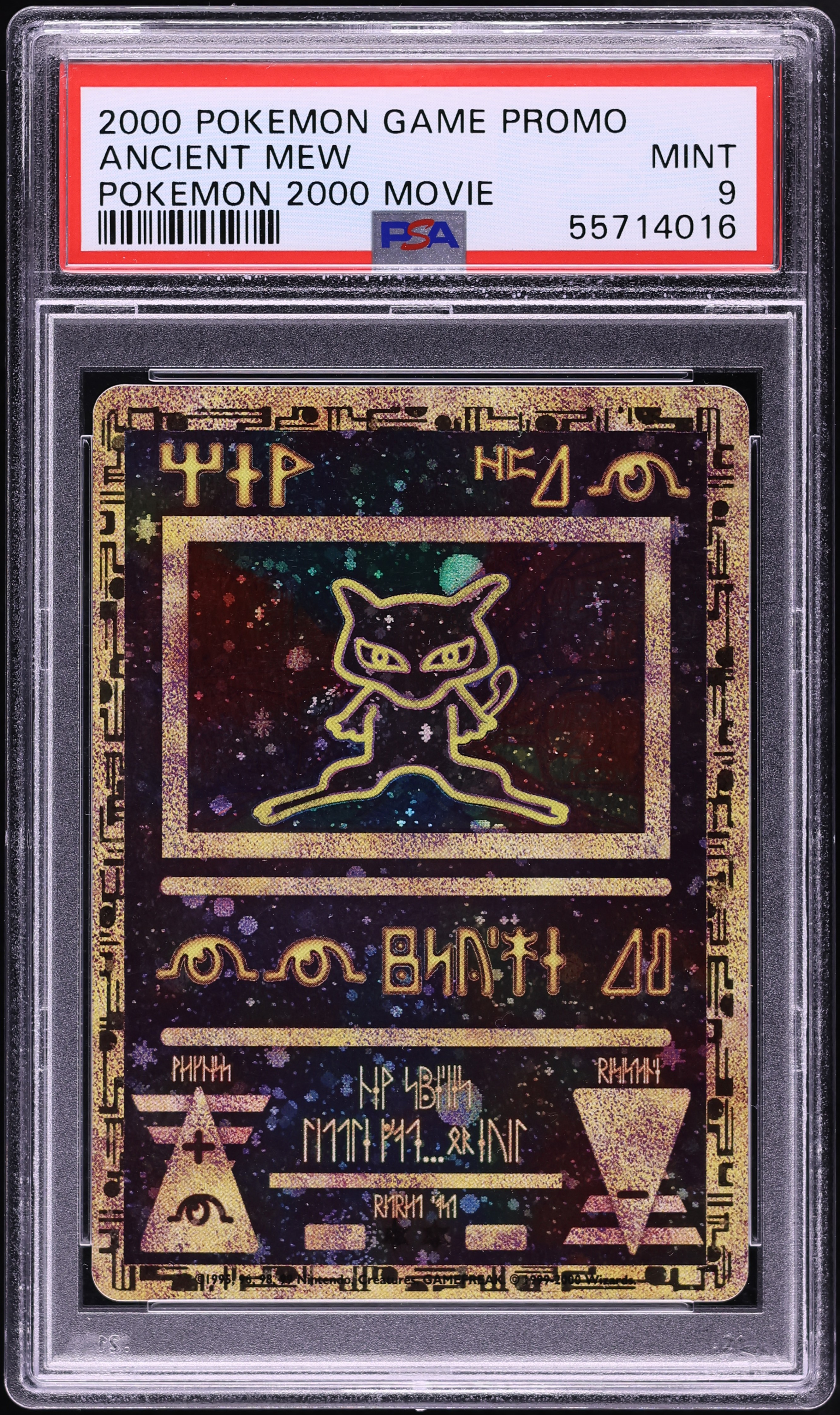 2000 Pokemon Movie Promo Ancient Mew PSA 9 MINT on Fanatics Collect