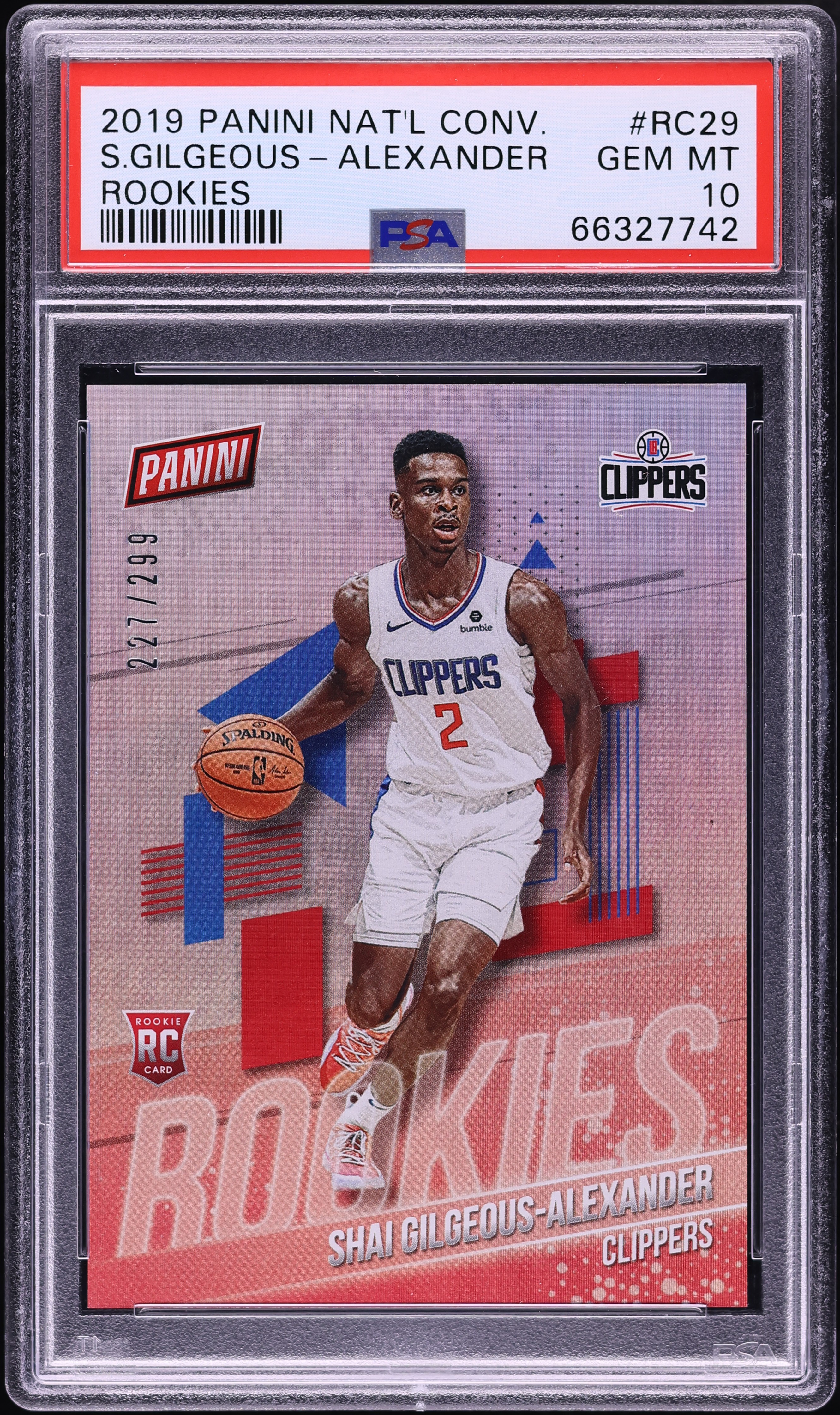 2019 Panini National Convention Shai Gilgeous-Alexander ROOKIE