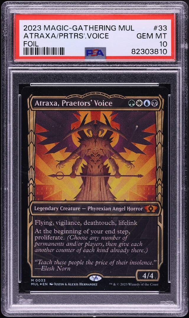 2023 Magic The Gathering MTG Multiverse Legends Foil Atraxa Praetors' Voice #33 PSA 10 GEM MINT