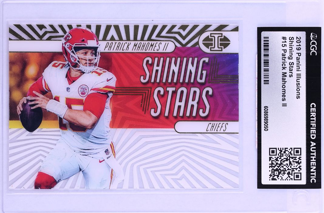 2019 Panini Illusions Shining Stars Patrick Mahomes II #15 CGC AUTH