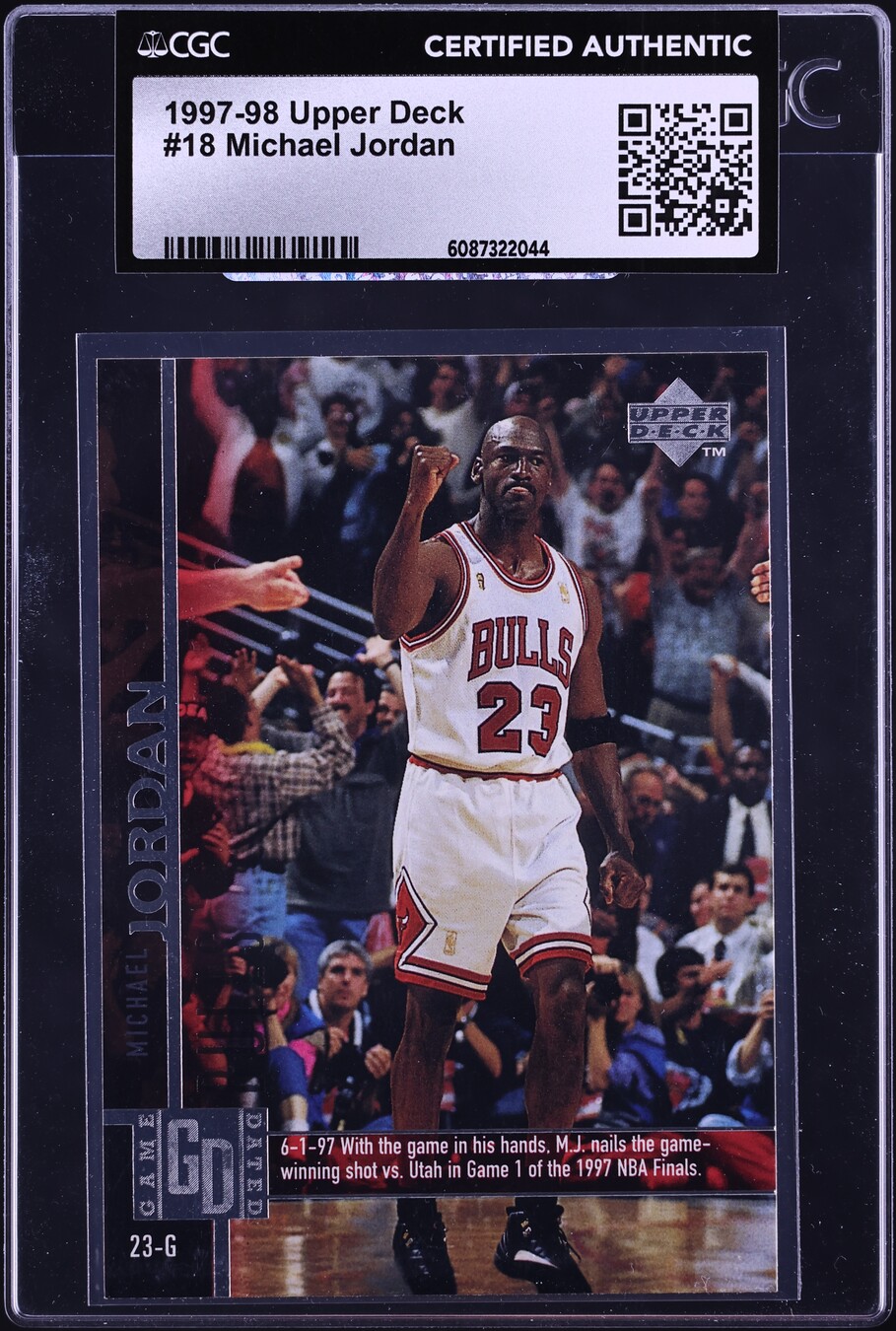 97 upper deck michael jordan