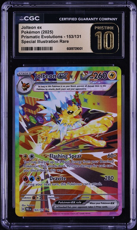 2024 Pokemon Japanese SV Terastal Fest ex SAR Jolteon ex #209 PSA