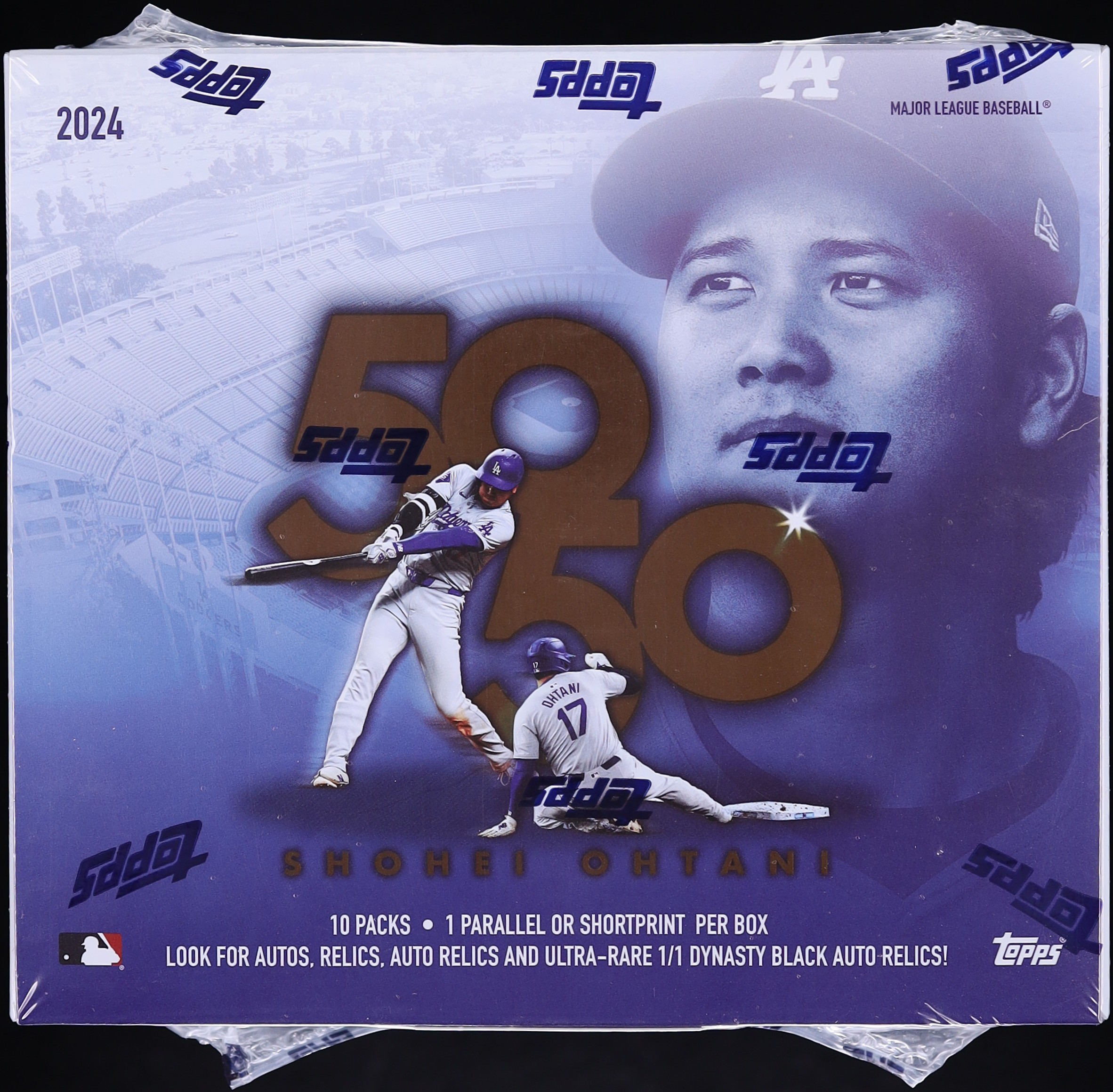 2024 Topps Shohei Ohtani 50/50 Sealed Box, 10ct Packs on Fanatics